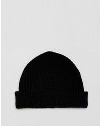 Мужская черная шапка от Weekday