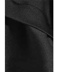 Черная шелковая блуза с коротким рукавом от philosophy