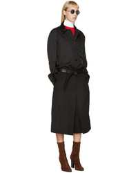 Черная шелковая блузка от Jil Sander