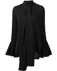 Черная шелковая блузка от Ellery