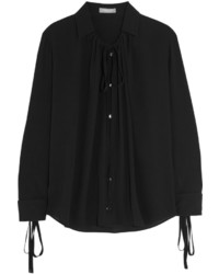 Черная шелковая блузка от Michael Kors