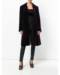 Черная шелковая блузка от Alberta Ferretti