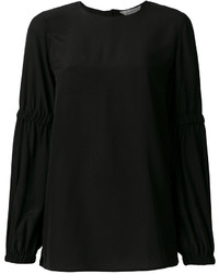 Черная шелковая блузка от Sportmax