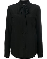 Черная шелковая блузка от Twin-Set
