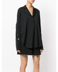 Черная шелковая блузка от Ellery