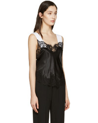Женская черная шелковая майка от Givenchy