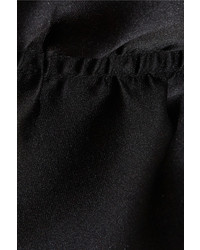 Женская черная шелковая майка от Stella McCartney