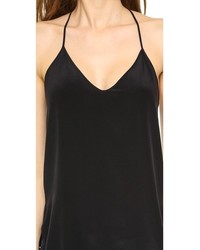 Женская черная шелковая майка от Rory Beca