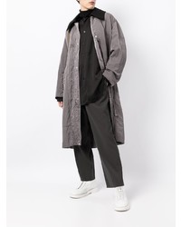 Мужская черная шелковая рубашка с длинным рукавом от Jil Sander