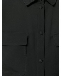 Женская черная шелковая рубашка от Tom Ford