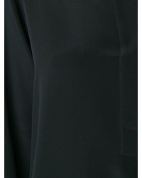 Женская черная шелковая рубашка от Joseph