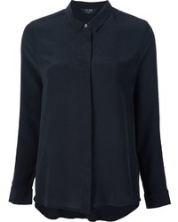 Женская черная шелковая рубашка от Neuw