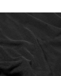 Мужская черная шелковая футболка с круглым вырезом от Maison Margiela