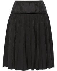 Черная шелковая юбка со складками от Marc Jacobs