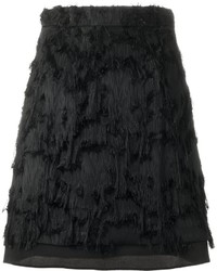 Черная шелковая юбка от Carven
