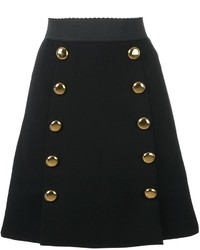 Черная шелковая юбка от Dolce & Gabbana