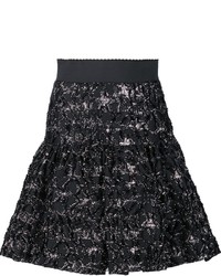 Черная шелковая юбка от Dolce & Gabbana