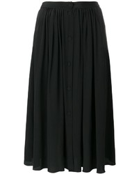 Черная шелковая юбка от Forte Forte