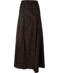 Черная шелковая юбка от Isabel Marant