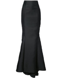 Черная шелковая юбка от J. Mendel