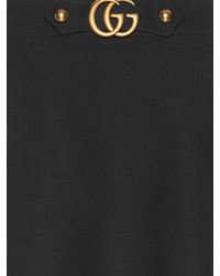 Черная шелковая юбка от Gucci