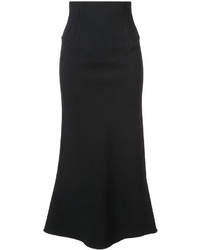 Черная шелковая юбка от Tome
