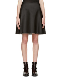 Черная шелковая юбка от Yang Li