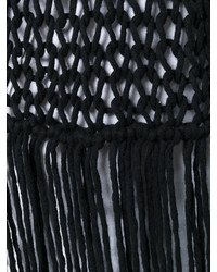 Женская черная шерстяная безрукавка от Isabel Benenato
