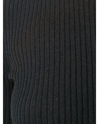 Черная шерстяная блузка от Nude