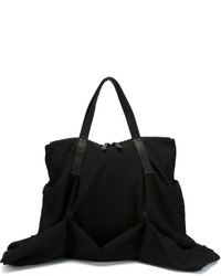 Черная шерстяная большая сумка от Yohji Yamamoto