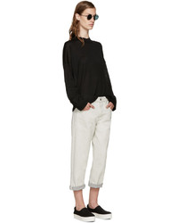 Женская черная шерстяная водолазка от 6397