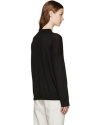 Женская черная шерстяная водолазка от 6397