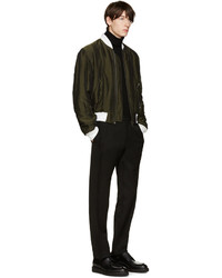 Мужская черная шерстяная водолазка от UMIT BENAN