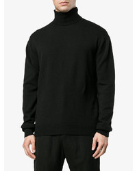 Мужская черная шерстяная водолазка от Haider Ackermann