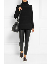 Женская черная шерстяная водолазка от Helmut Lang