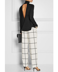 Женская черная шерстяная водолазка от Dion Lee