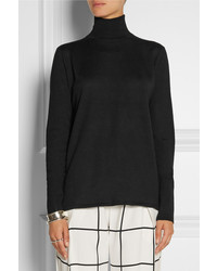 Женская черная шерстяная водолазка от Dion Lee