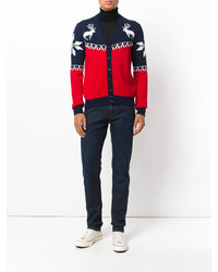 Мужская черная шерстяная водолазка от DSQUARED2