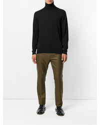 Мужская черная шерстяная водолазка от Nuur