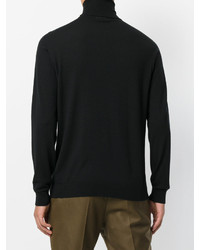 Мужская черная шерстяная водолазка от Nuur