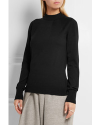 Женская черная шерстяная водолазка от Lemaire