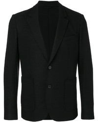 Мужская черная шерстяная куртка от AMI Alexandre Mattiussi