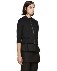 Женская черная шерстяная куртка от Neil Barrett
