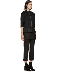 Женская черная шерстяная куртка от Neil Barrett