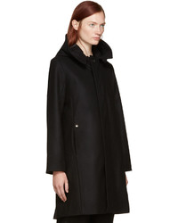 Женская черная шерстяная куртка от Bless