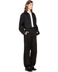 Женская черная шерстяная куртка от Lemaire