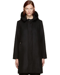 Женская черная шерстяная куртка от Bless