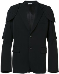 Мужская черная шерстяная куртка от Comme des Garcons