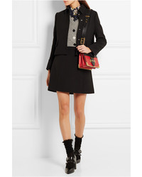 Женская черная шерстяная куртка от Prada