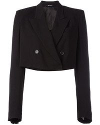 Женская черная шерстяная куртка от Maison Margiela